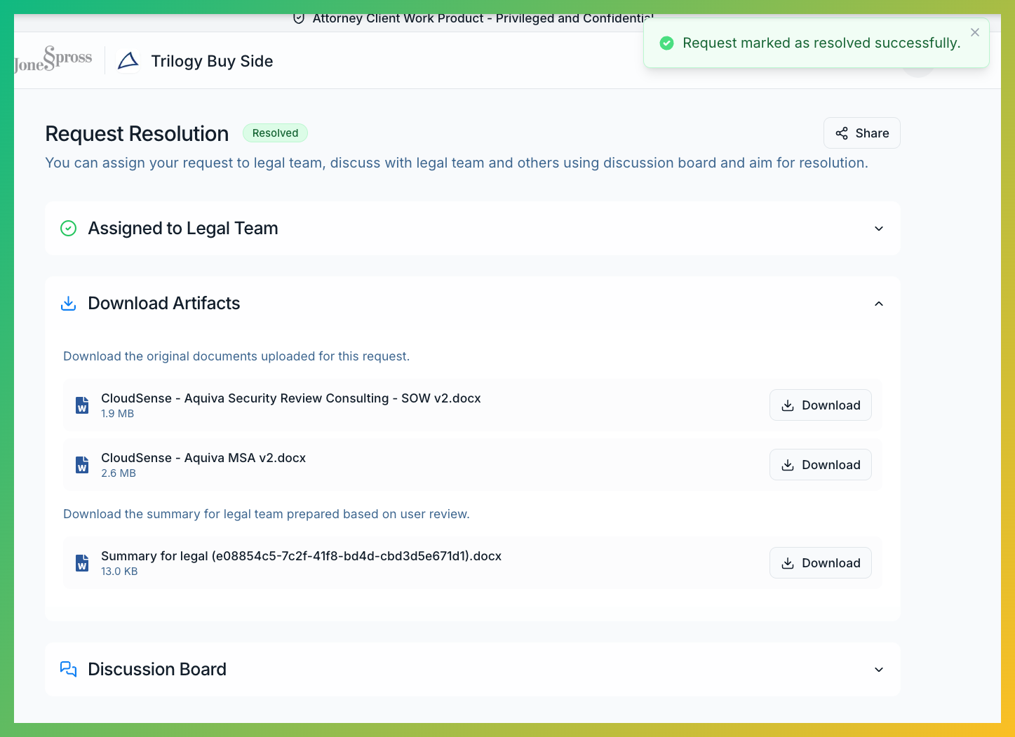 Improved Request Management