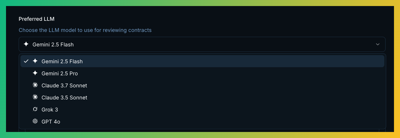 Multi-provider LLM Support
