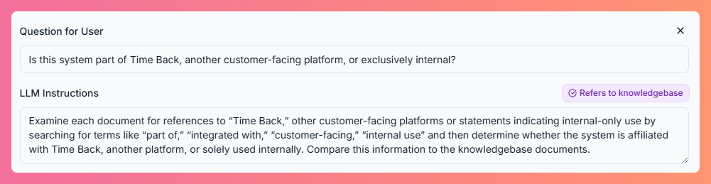 Knowledgebase Indicator