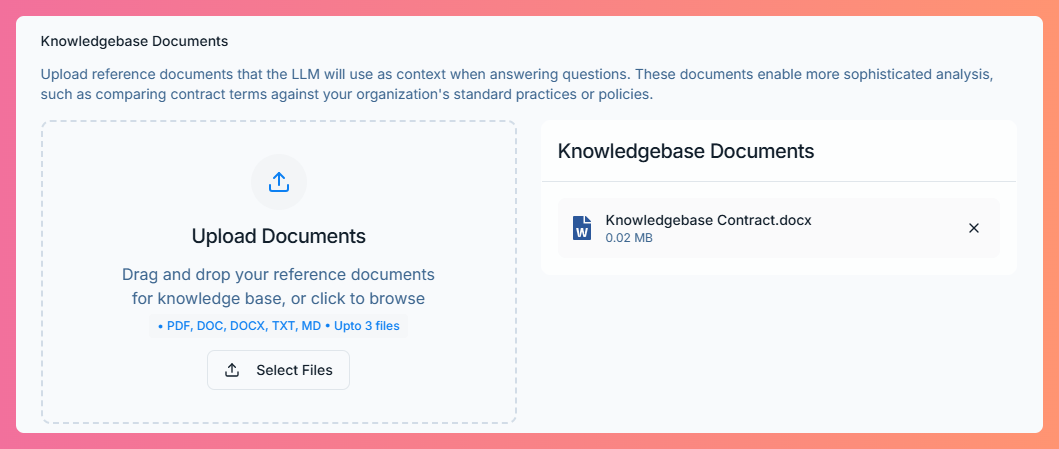 Knowledgebase Upload