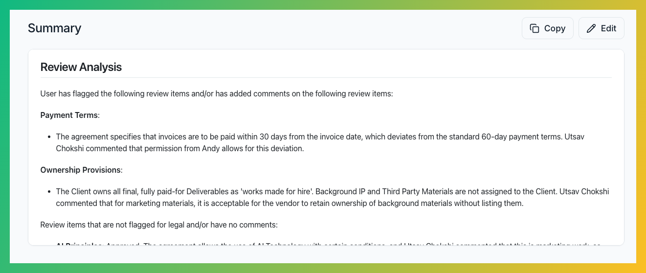 Concise Legal Summary