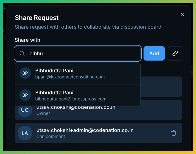 Improved Share Request