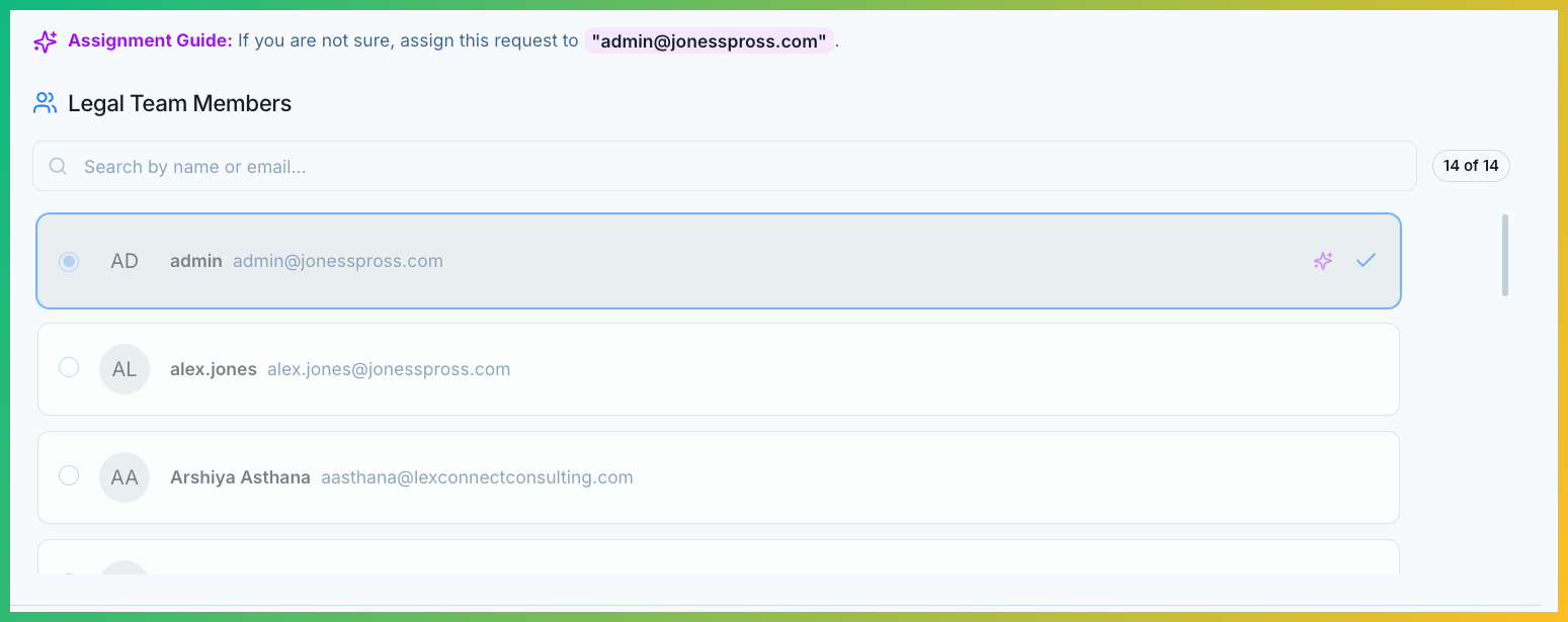 Smart Legal Assignment