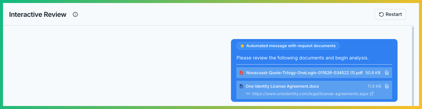Online Terms Processing