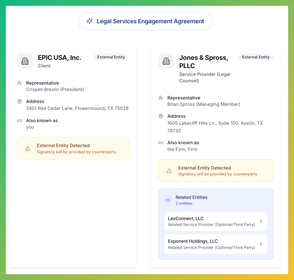 Robust Entity Detection